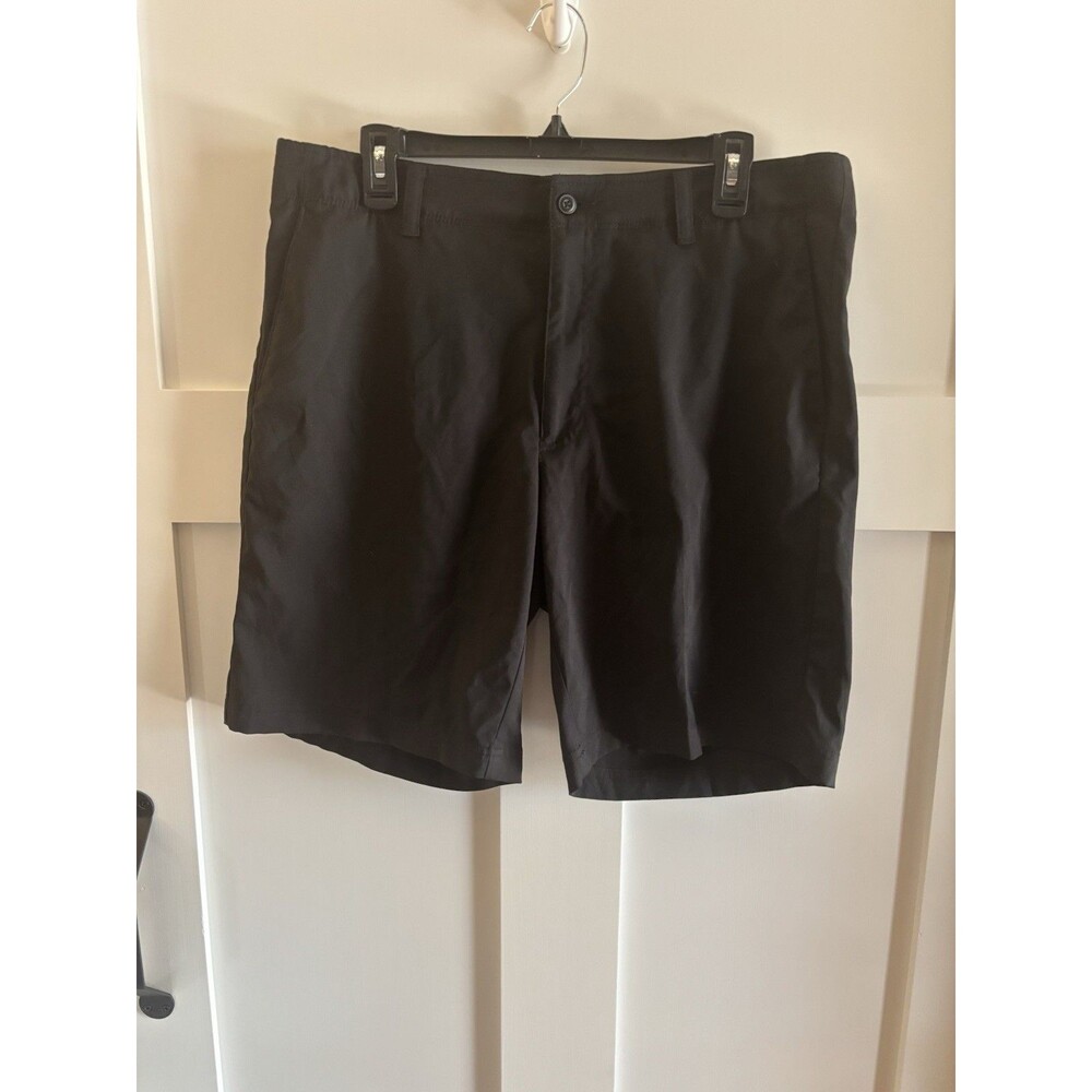 PGA Tour Golf Shorts Men’s Size 36 Black Performance Stretch Flat Front